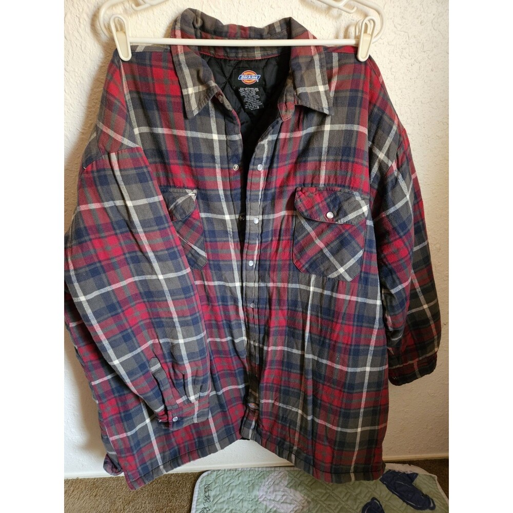 Dickies Jacket Mens 2XL Shacket Quilt Lined Outdoor